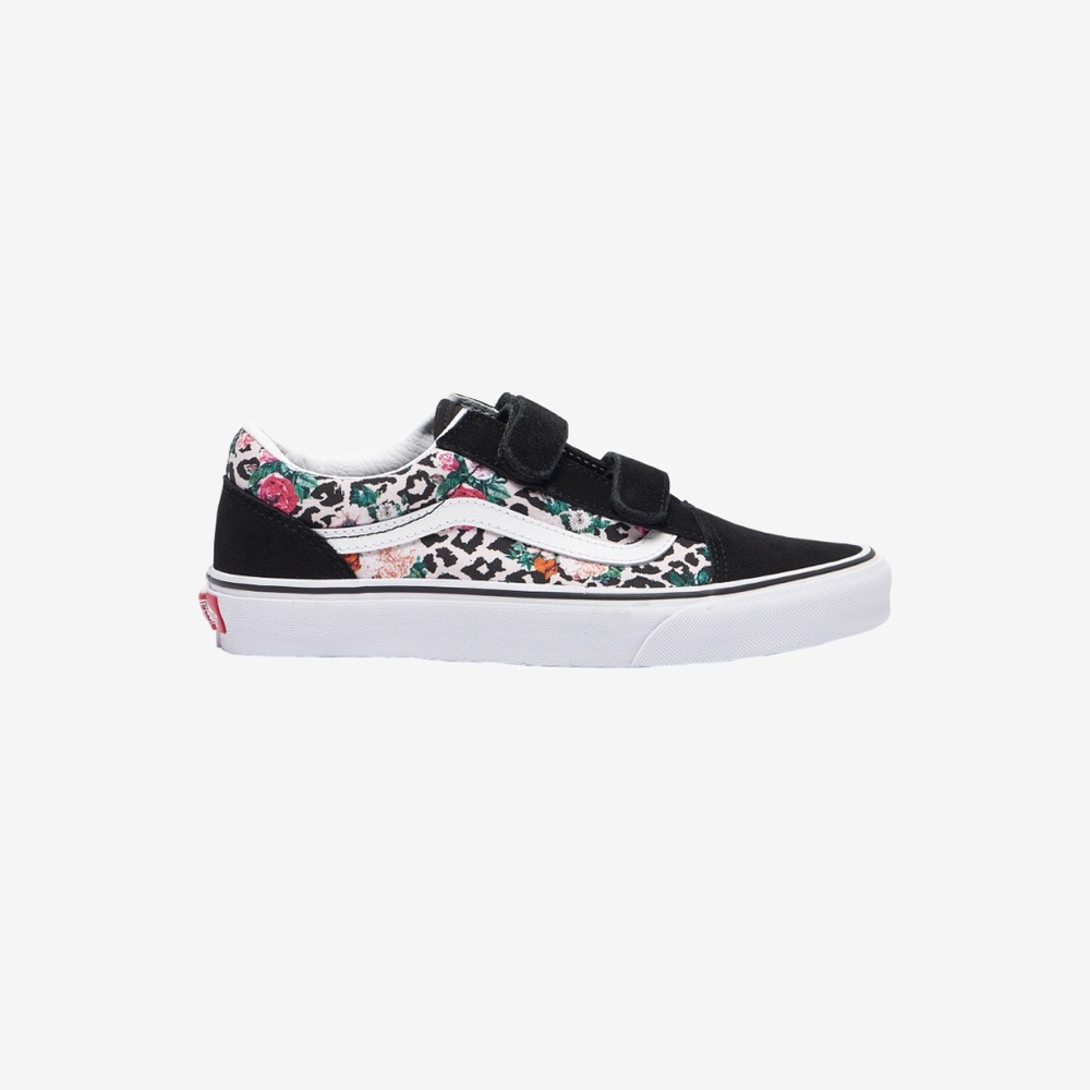 Girls Leopard and Floral Old School V